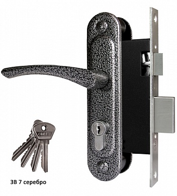 Картинка Замок бытовой ОМЕГА ЗВ7 серебро